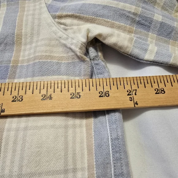 JOHN ELLIOTT Hemi Oversized Shirt Tapanga Check. Size 4/XL - Picture 3 of 10